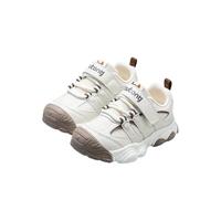 牧童 网面透气 奶咖米 23码(15.3cm) 儿童运动鞋