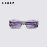 明星同款 A.SOCIETY RAW系列时尚防晒方框窄版休闲男女墨镜PARKER