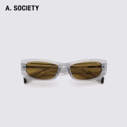 明星同款 A.SOCIETY RAW系列时尚防晒窄框方形板材男女墨镜 OLIN