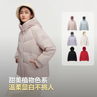 波司登 女士短款连帽羽绒服