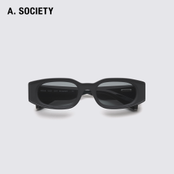 明星同款 A.SOCIETY 时尚舒适防晒方框男女太阳镜墨镜 DECLAN