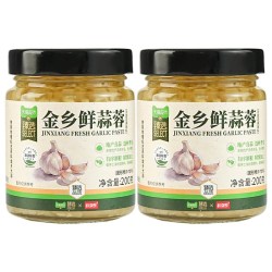鲜卖郎 猫超臻选金乡鲜蒜蓉酱鲜卖郎瓶装蒜汁调味生蚝饺子火锅炒菜调料