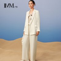 尹默 商场同款 IMM尹默 2026夏新款桑蚕丝混纺印花吊带背心 IWGX81203