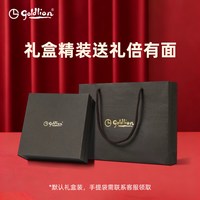 金利来 新款不锈钢拉丝防指纹真皮自动扣腰带男