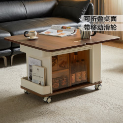 林氏家居 可移动茶几客厅沙发边几家用储物置物小边桌木业LH202J1满额赠