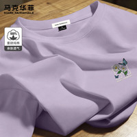 马克华菲 26夏季新款100%纯棉圆领舒适亲肤T恤