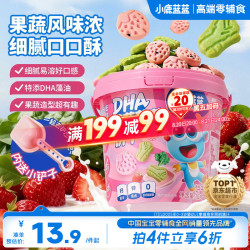 小鹿蓝蓝 菠菠莓莓饼干 草莓菠菜味 108g