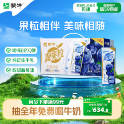 蒙牛 真果粒 蓝莓果粒 牛奶饮品 250g*12盒