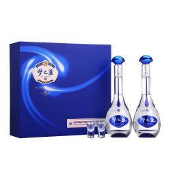 洋河蓝色经典梦之蓝M3礼盒52度500ml*2瓶礼盒装正品高档送礼宴请