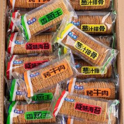 丰乐佳 薄脆早餐饼干 整箱 超薄香葱多口味