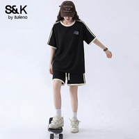 班尼路 S&K运动套装女 休闲撞色设计穿搭一整套两件套