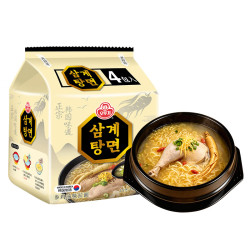 OTTOGI 韩式参鸡汤味拉面110g*4包韩国进口方便面速食泡面袋装