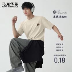 马克华菲 简约凉感短袖#JMK豹纹小恶魔