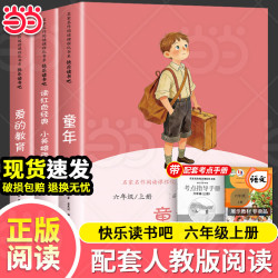 《快乐读书吧 六年级上册》（全3册 送考点 年级任选）童年+爱的教育+小英雄雨来
