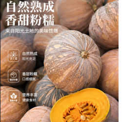 湖北露天种植粉糯老南瓜老人养胃、家用蒸菜、熬粥煲汤南瓜饼烘焙 -5.5斤粉糯起沙老南瓜 5斤
