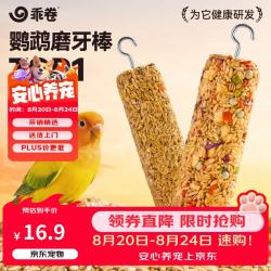 乖卷 鹦鹉磨牙棒果蔬 五谷两根装虎皮玄凤啃咬互动训练奖励专用鸟粮