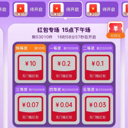 京东 新扭蛋商店 每日6/15点0.01元参与抽奖可赢最高10元等（每日可抽）