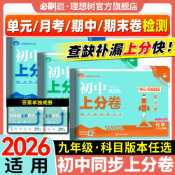 2026初中上分卷九年级上册2026春下册初中同步试卷 化学