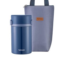 泰福高 真空不锈钢焖烧壶罐 2层 1100ml （餐具+餐包）