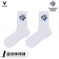 VEIDOORN 实战专业运动休闲袜子毛巾底高筒精英男中筒高帮长筒训练美式