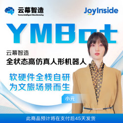 YMBot云幕智造H型文旅款 人形机器人小元 导览讲解 京东JoyInside语音交互 支持二次开发