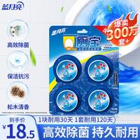 蓝月亮 洁厕块 50g*4块 松木香味