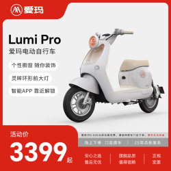 爱玛 lumi Pro新国标长续航电瓶车成人男女代步豪华电动车电动自行车 到店选色提车