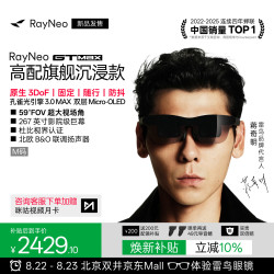 雷鸟 GT Max 旗舰AR智能眼镜  59°FOV 高清观影原生XR设备 非vr ai眼镜 雷鸟GT MAX S码