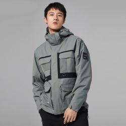 探路者 防风保暖套绒三合一冲锋衣