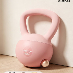 YOTTOY 壶铃女士家用瘦手臂练臀器械提壶哑铃翘臀软壶铃深蹲力量训练