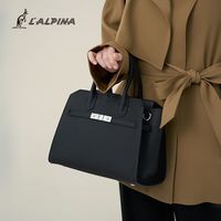 阿尔皮纳 L＇ALPINA 阿尔皮纳袋鼠 LALPINA秋冬新款手提包铂金包通勤大容量气质时尚妈妈女包