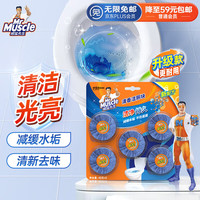 威猛先生 洁厕宝 洁厕块 40g*5块 清香型 马桶清洁 蓝泡泡