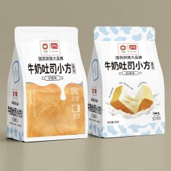 盼盼 80g牛奶吐司小方面包魔方懒人早餐营养食品零食代餐整箱批发