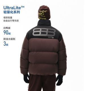 FPA 幻影8撞色拉链男士羽绒服