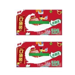 伊利 2箱8月新鲜日期伊利优酸乳草莓味200ml*12盒学生成人早餐搭配牛奶