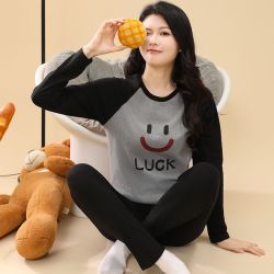 ANGRY BIRDS 初中生少女秋衣秋裤套装女大童儿童保暖内衣高中学生毛衫睡衣