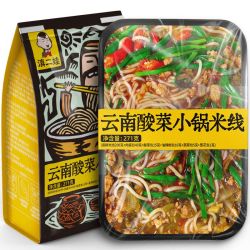 滇二娃 云南特产特色酸菜小锅米线袋装早餐方便粉丝米粉免煮速食