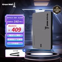 长城 读速540MB/S SSD固态硬盘  512GB
