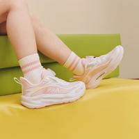 FILA 女小童(26-32)儿童旋钮扣舒适宽松轻便运动跑鞋