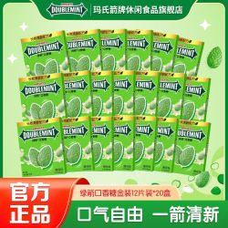 绿箭 口香糖金装12片*20盒装薄荷清新口气便携美味糖果零食