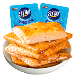 盐津铺子 鱼豆腐540g小吃香辣豆干零食休闲食品豆腐干好吃解馋追剧