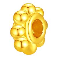 御邪 黄金999足金齿轮隔片转运珠