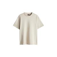 H&M 1232194 柔软重磅基础宽松短袖T恤 深米色 S