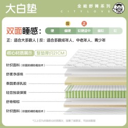 喜临门 城市爱情席梦思弹簧软硬两用乳胶椰棕床垫