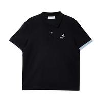 杰克琼斯 226206035E40 夏季短袖 POLO衫 黑色 3XL
