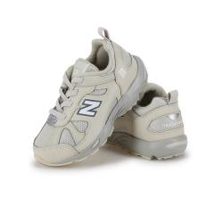 new balance nb童鞋0-4岁小童男女奶油白潮流网面运动学步鞋IV878