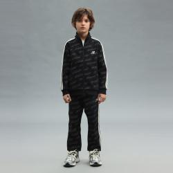 new balance nb童装男女中大童满印运动外套裤子儿童套装