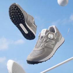 new balance NB官方正品男女款户外高尔夫鞋574B v4系列运动球鞋