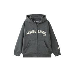 new balance NB童装男女儿童2026年秋季新款时尚潮流中性连帽针织外套