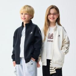 new balance NB童装男女儿童中大童26新款优可丝面料外套棒球服校服